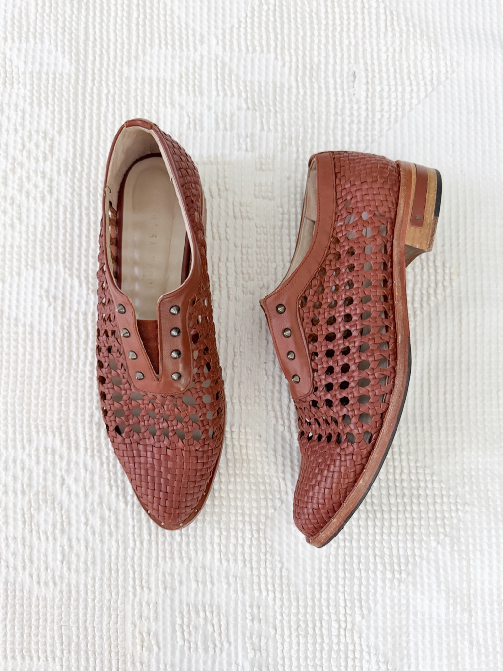 Freda Salvador Wish Woven Oxford Flats Loafers Slip-On Shoes 9